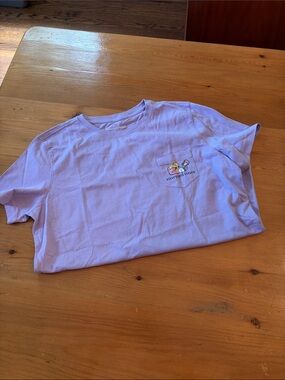 Vineyard Vines Kids Lilac Pocket Tee with Whale Graphic